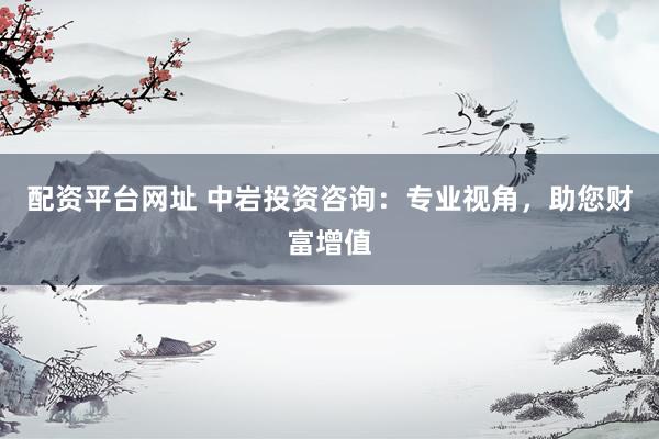 配资平台网址 中岩投资咨询：专业视角，助您财富增值