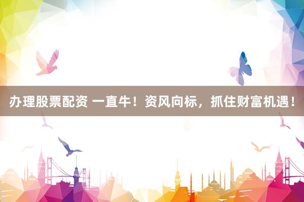 办理股票配资 一直牛！资风向标，抓住财富机遇！
