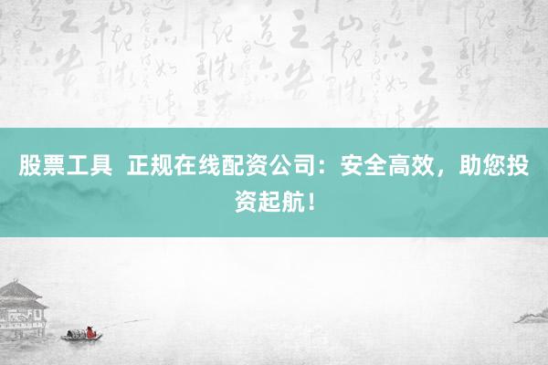 股票工具  正规在线配资公司：安全高效，助您投资起航！